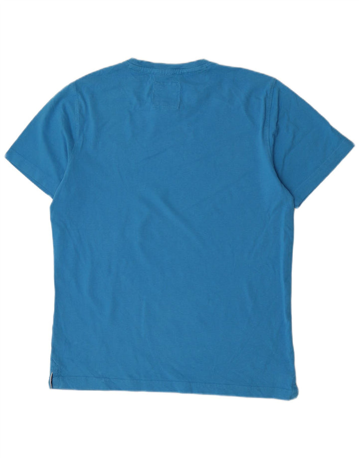 Crew Clothing Herre T-Shirt Top Stor Blå Bomuld