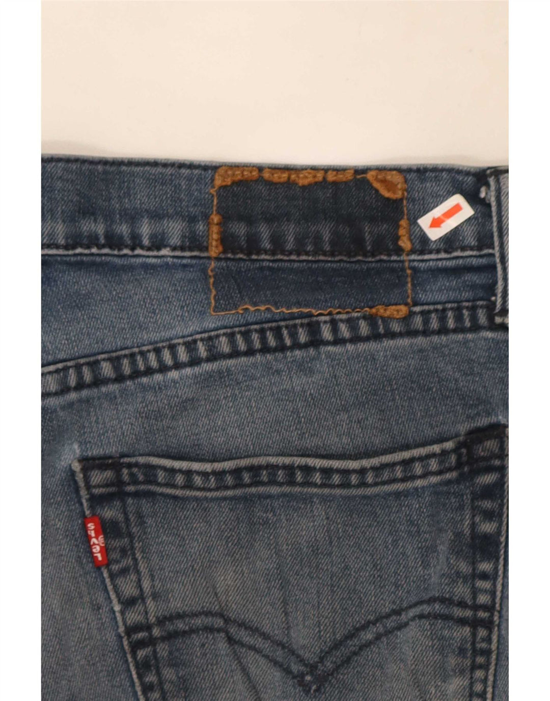 Levi's Slim Jeans til mænd W32 L32 blå bomuld