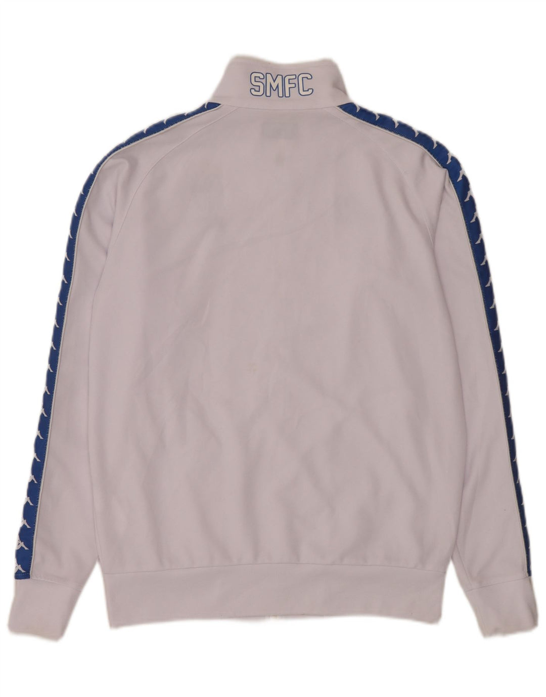 Kappa Herre grafisk træningsdragt Topjakke Medium White Colourblock Polyester