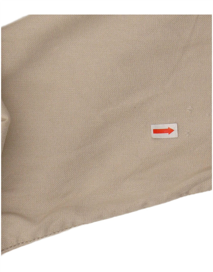 ARMANI Mens Straight Casual Trousers W33 L28 Beige