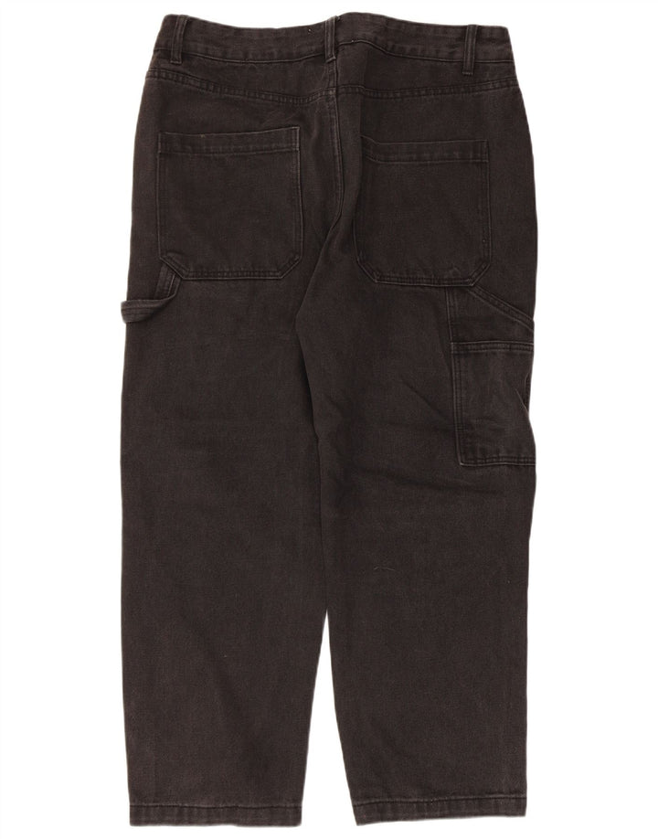 Scout Herre Cargo Straight Jeans W34 L26 Sort Bomuld
