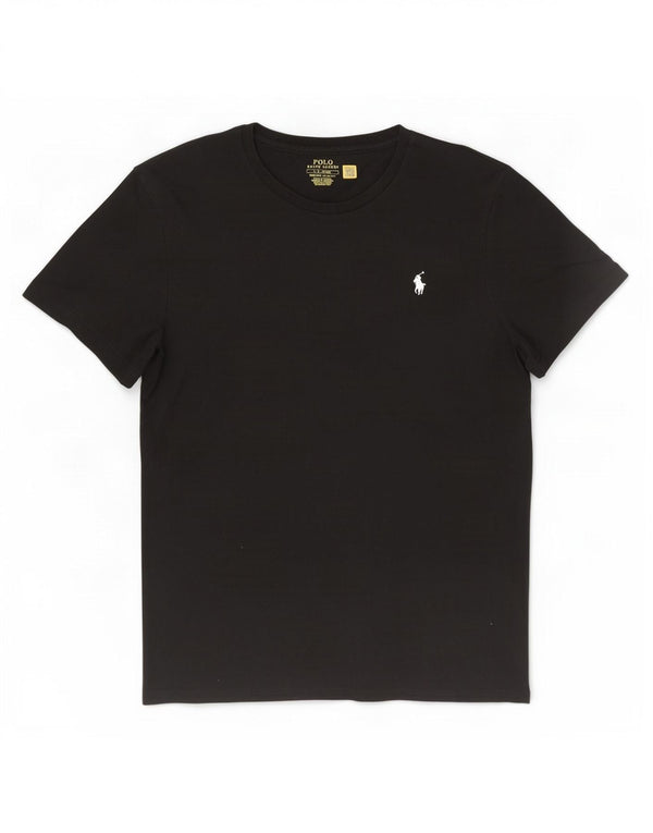 Polo Ralph Lauren Herre Custom Slim Fit T-shirt Top Stor sort bomuld