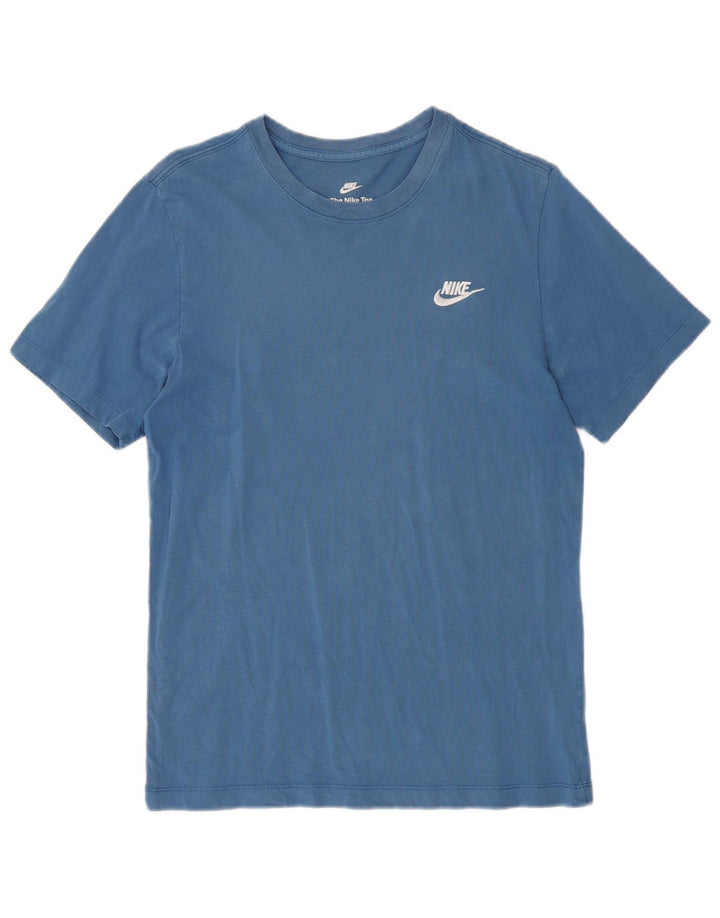 Nike T-shirt top til mænd, lille blå bomuld