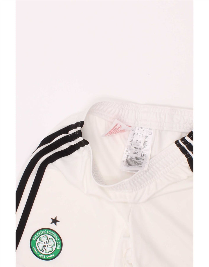 Adidas Boys Boston Celtics Sports Shorts 5-6 år Hvid polyester