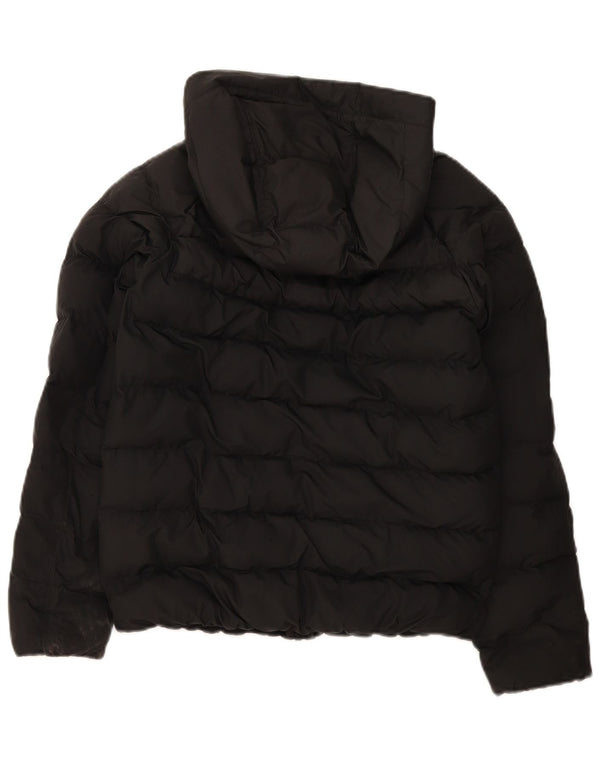 Nike drenge hættepolstret jakke 12-13 år stor sort polyester