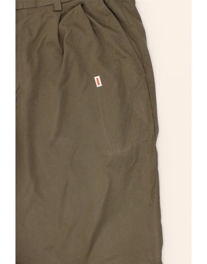 IZOD Mens Pegged Suit Trousers W36 L29 Green Polyester Vintage Izod and Second-Hand Izod from Messina Hembry 