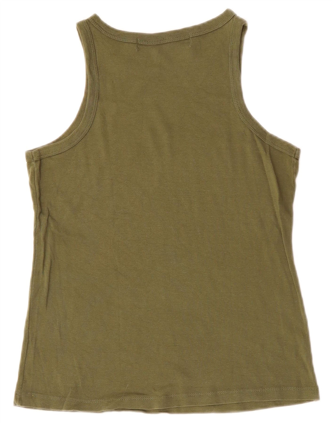ZARA Damevest Top UK 12 Medium Khaki Bomuld