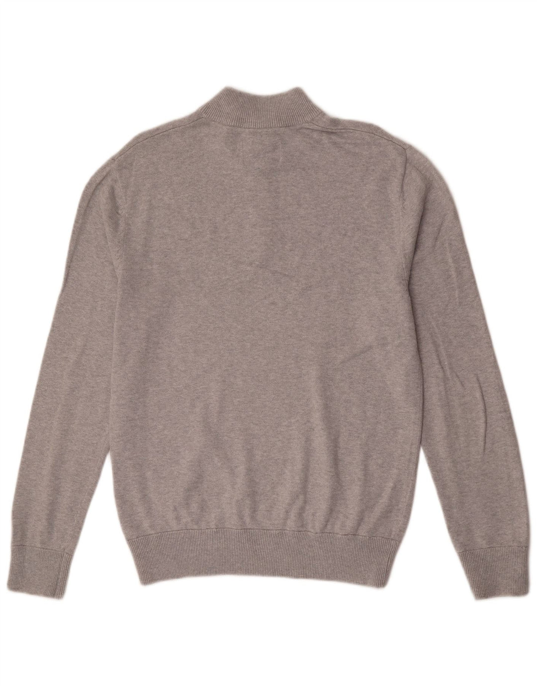 Jack Wills Herre Zip Neck Jumper Sweater Stor Grå Bomuld