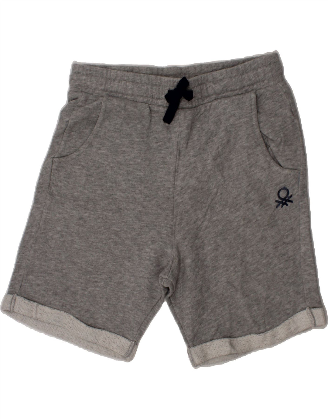 BENETTON Boys Sport Shorts 8-9 Years Large  Grey Cotton Vintage Benetton and Second-Hand Benetton from Messina Hembry 