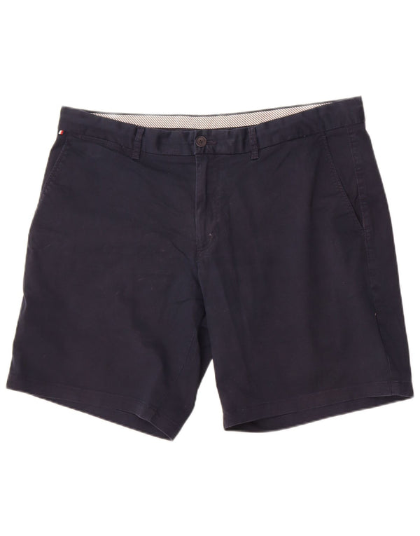 Tommy Hilfiger Herre Chino Shorts W38 XL Marineblå Bomuld