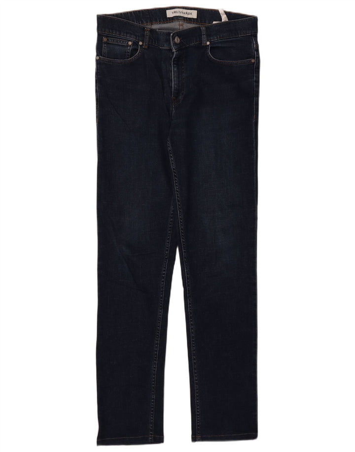 TRUSSARDI Slim Jeans til mænd W34 L32 Marineblå
