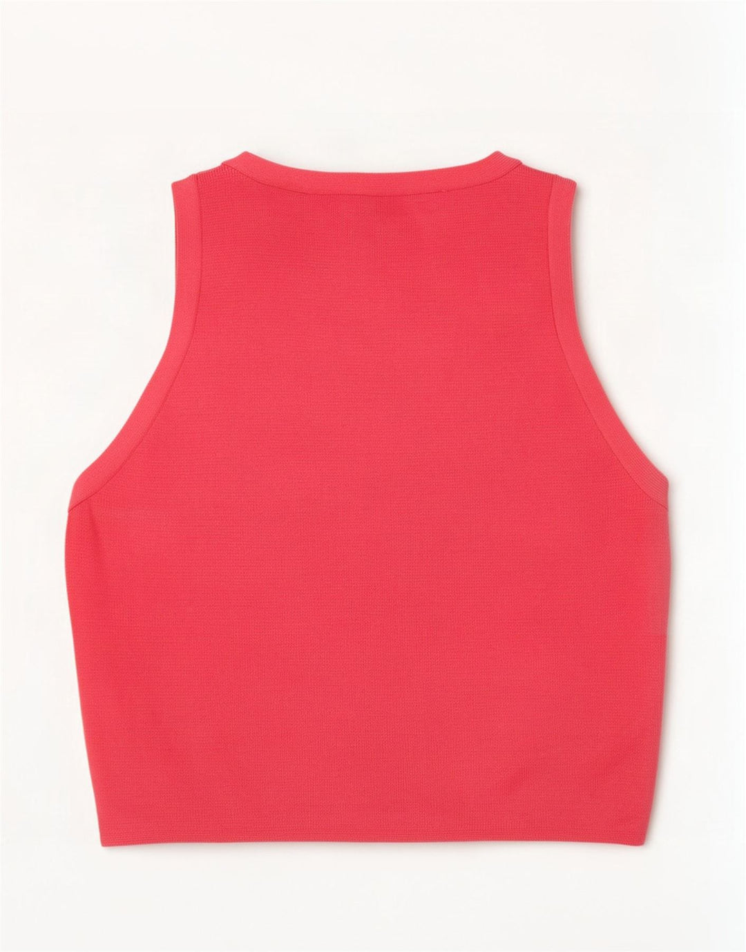 Zara Womens Crop Vest Top UK 8 Small Pink Viscose