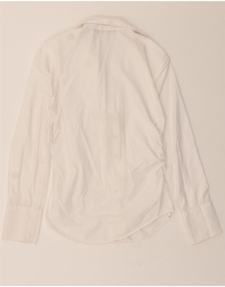ZARA Womens Shirt UK 10 Small White Vintage Zara and Second-Hand Zara from Messina Hembry 