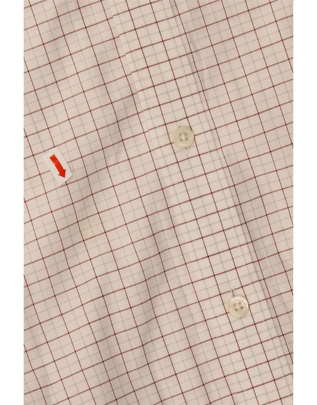 J. CREW Herre Slim Shirt Størrelse 17 1/2 XL Hvid ternet bomuld