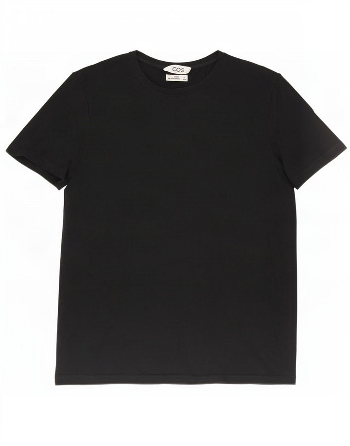 Cos Herre Regular T-Shirt Top Stor Sort Bomuld