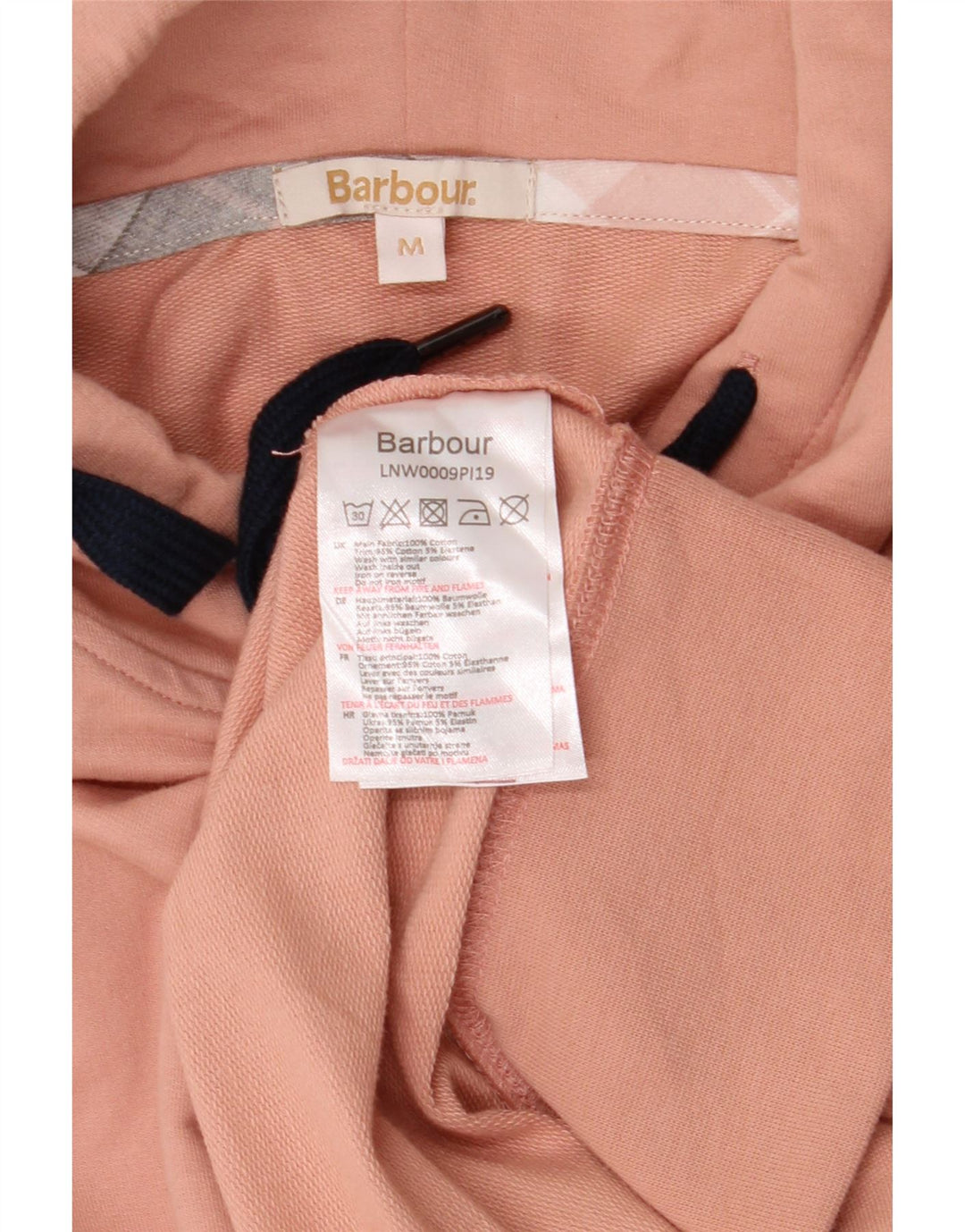 BARBOUR Hættetrøje til mænd Medium Pink Bomuld