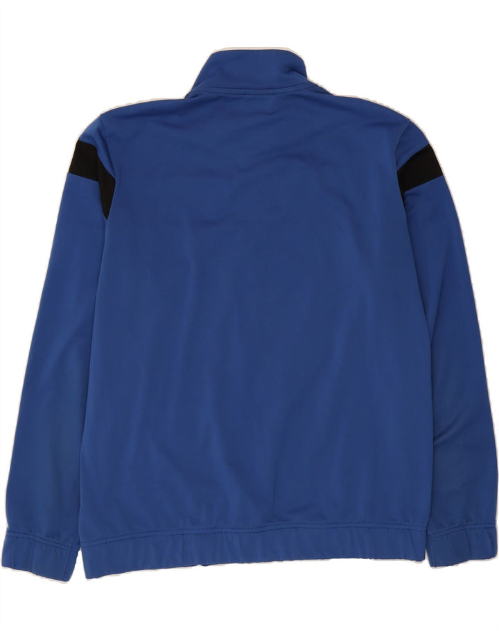 PUMA Mens Tracksuit Top Jacket Large Blue Colourblock Polyester Vintage Puma and Second-Hand Puma from Messina Hembry 