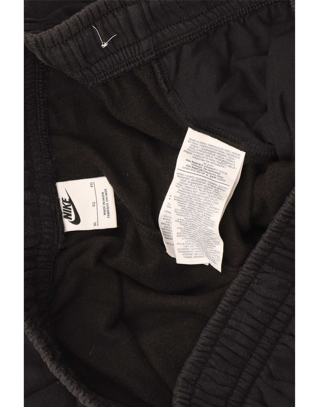 Nike herre sportsshorts XL sort bomuld