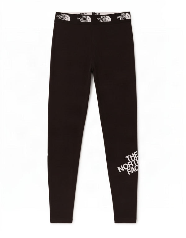 The North Face Kvinders Grafiske Leggings UK 10 Small Black Bomuld