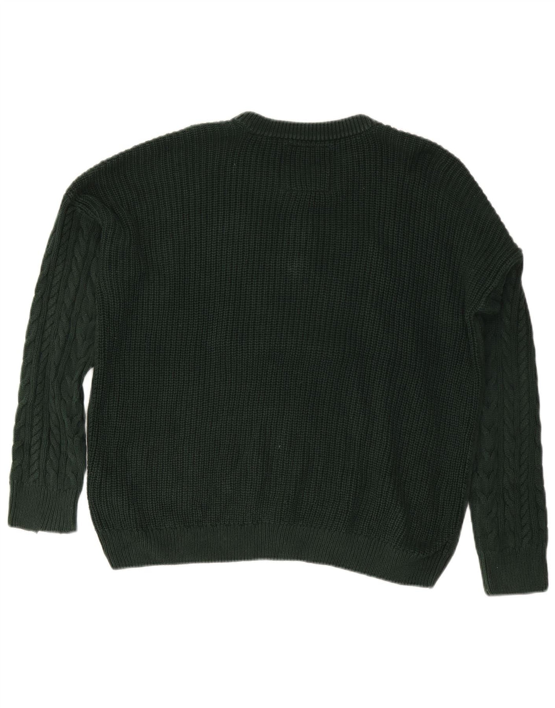 SUPERDRY Dame Oversized Boat Neck Jumper Sweater UK 16 Large Green
