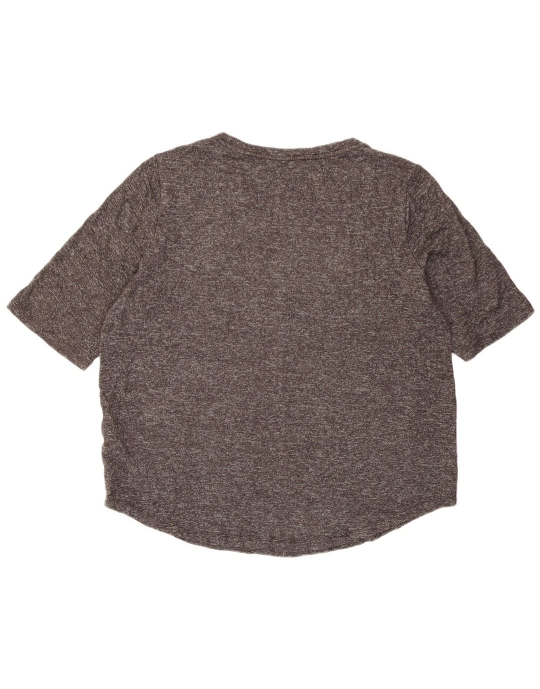 Marks & Spencer T-shirt top til kvinder UK 14 Stor grå flækket viskose
