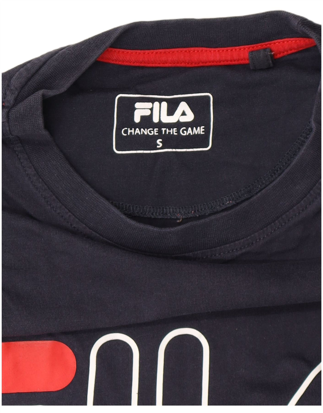 FILA Grafisk T-shirt til mænd, lille marineblå