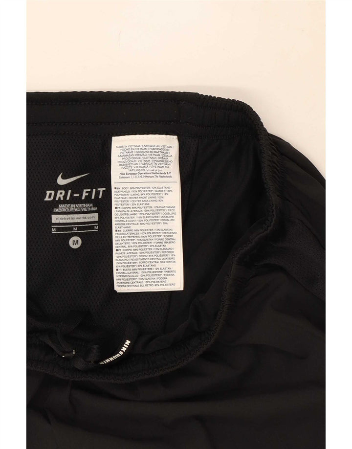 Nike Herre Dri Fit Sportshorts Medium Sort Colourblock Polyester