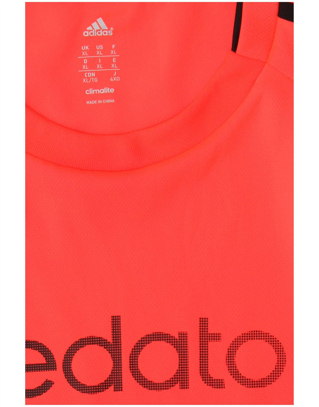 Adidas Herre Predator Grafisk T-Shirt Top XL Pink Colourblock