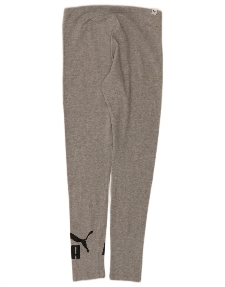 Puma Grafiske Leggings til kvinder UK 12 Medium Grå