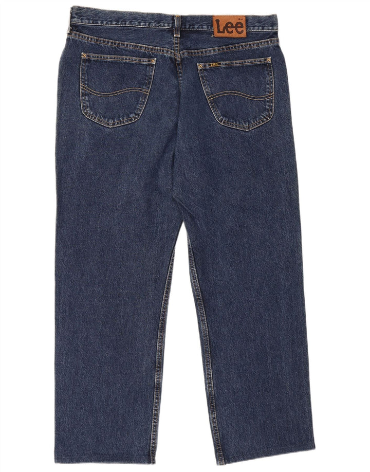 Lee Straight Jeans til mænd W38 L27 Marineblå