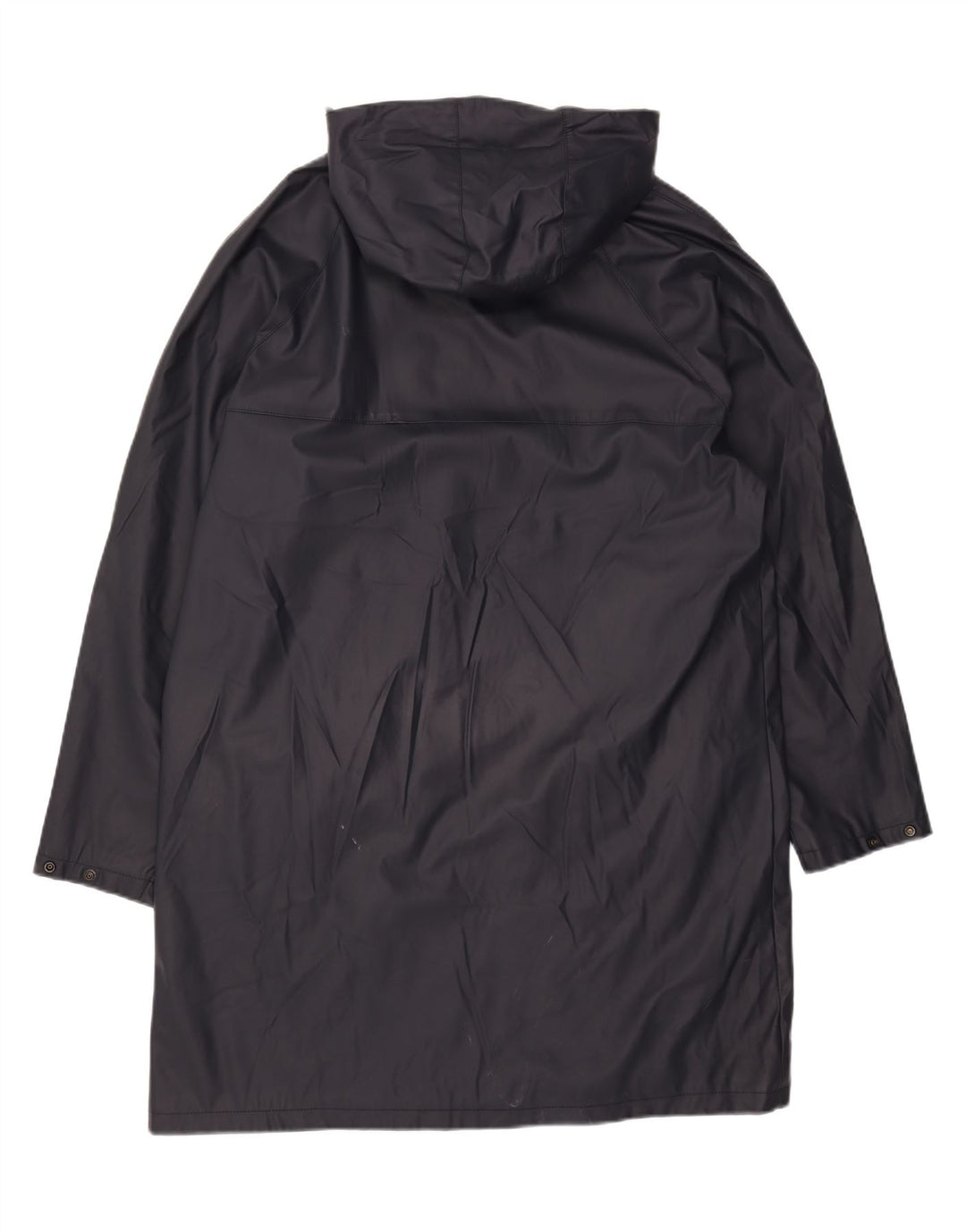 ZARA Vindjakke med hætte til mænd UK 40 Large Navy Blue Polyester