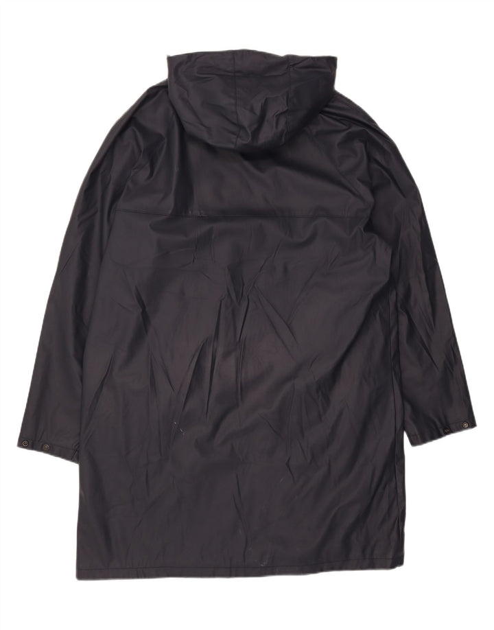 ZARA Vindjakke med hætte til mænd UK 40 Large Navy Blue Polyester