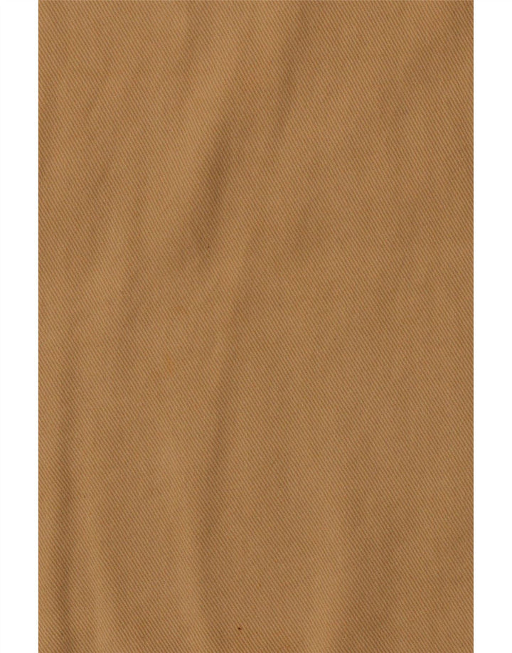 MURPHY & NYE Grafisk rugby poloshirt til mænd Medium Brun Colourblock