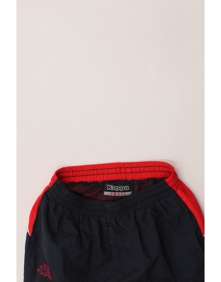 KAPPA  Tracksuit Trousers Small  Navy Blue Colourblock Vintage Kappa and Second-Hand Kappa from Messina Hembry 