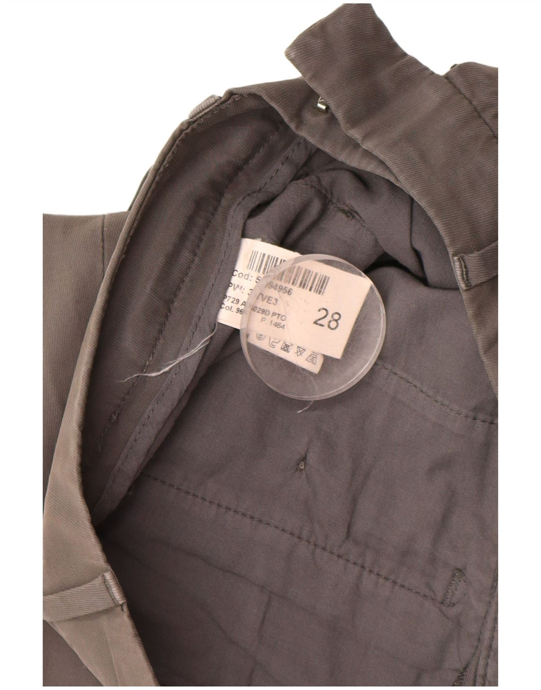 DONDUP Dame Slim Fit Chinobukser W28 L28 Grå Bomuld