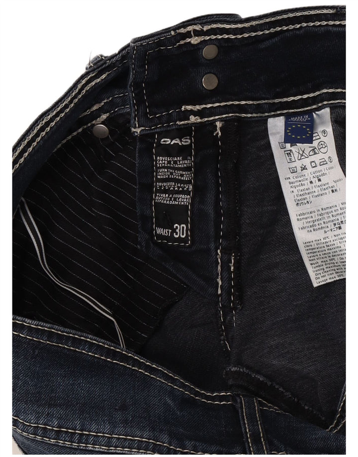 Gas Dame Slim Jeans W30 L34 Marineblå Bomuld