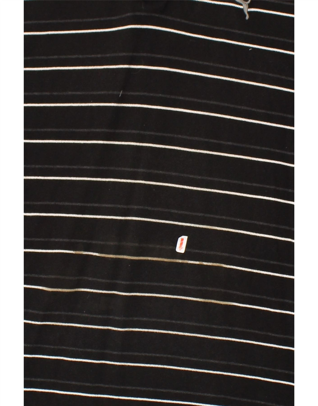 PUMA Mens Polo Shirt Large Black Striped Cotton Vintage Puma and Second-Hand Puma from Messina Hembry 