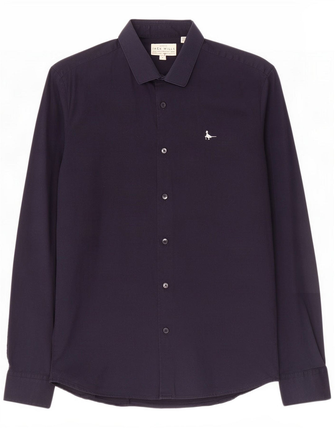 Jack Wills Herreskjorte Small Navy Blue Cotton