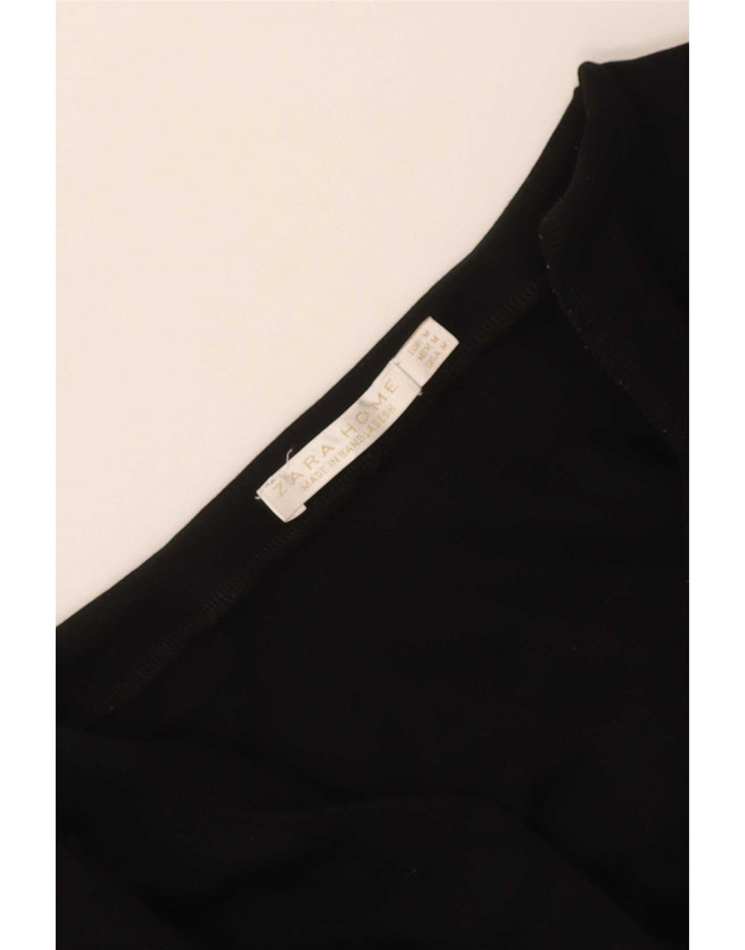 Zara Dame T-Shirt Kjole UK 14 Medium Sort