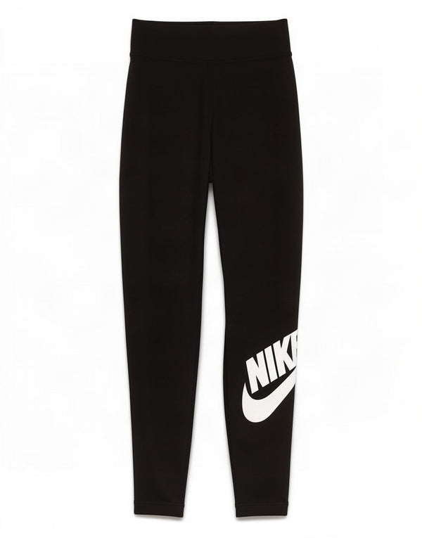 Nike grafiske leggings til kvinder UK 4 XS sort bomuld