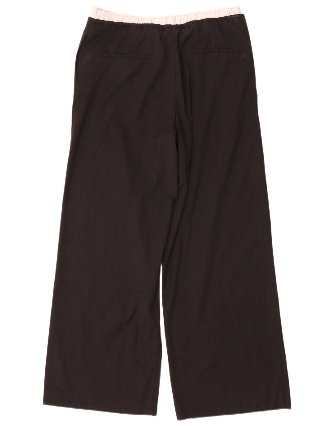 Zara Damebukser med brede ben Small W26 L30 Sort polyester