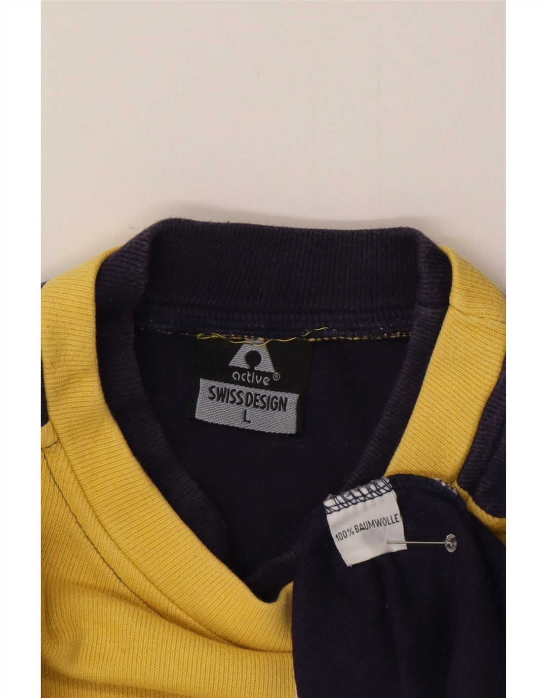 Aktiv Herre Grafisk Sweatshirt Jumper Stor Flerfarvet Colourblock