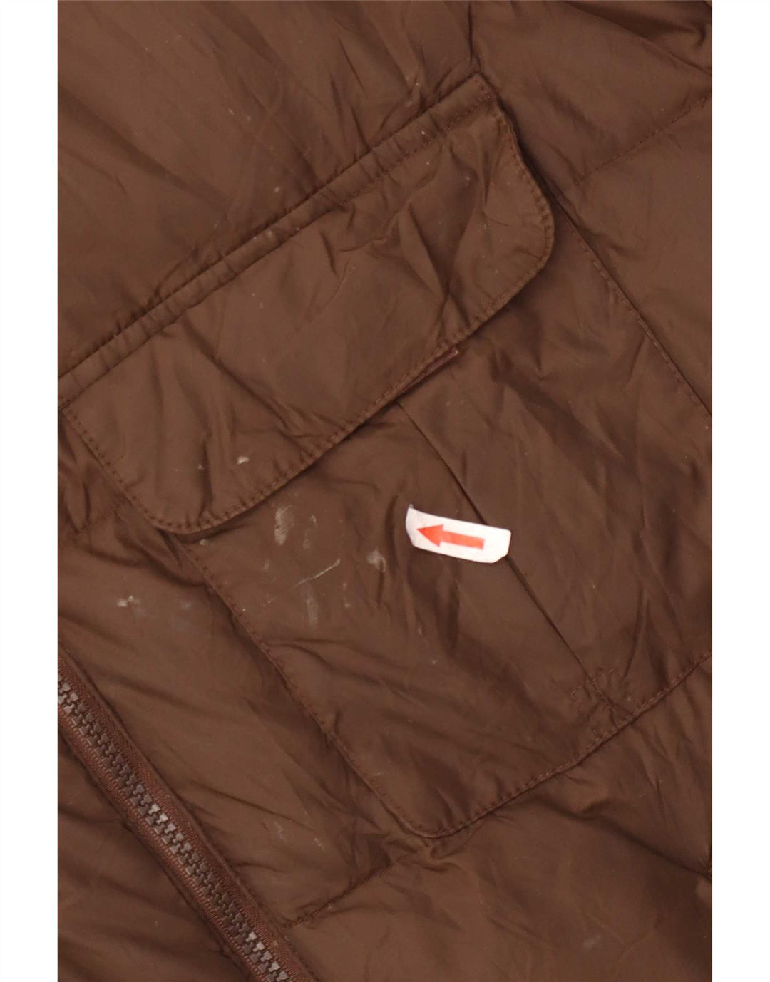 Armani Polstret Herrejakke UK 44 2XL Brun Polyamid