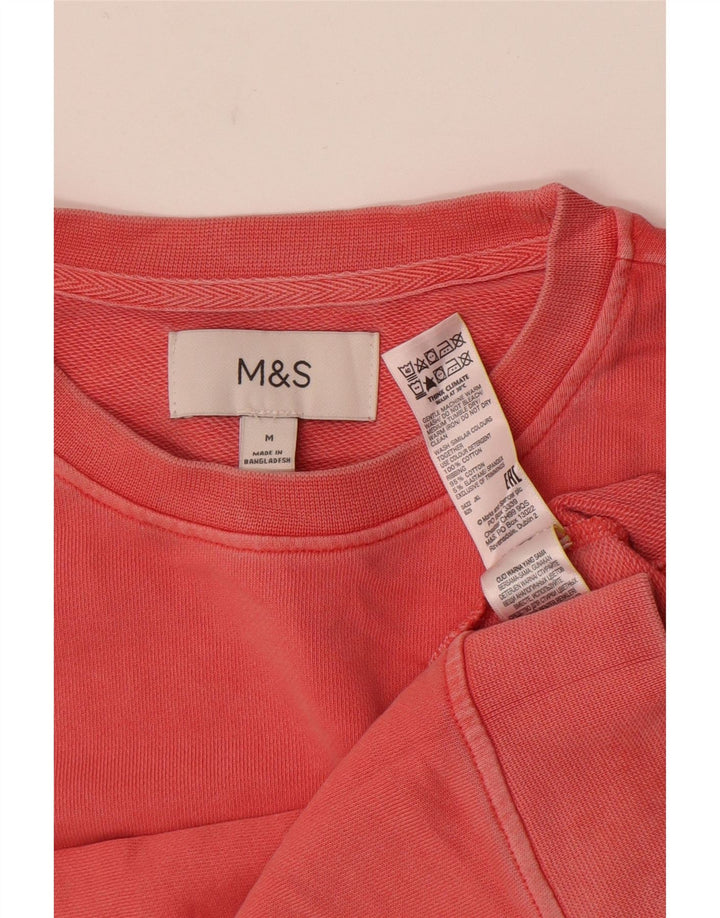 Marks & Spencer Herre sweatshirt Jumper Medium Pink Bomuld