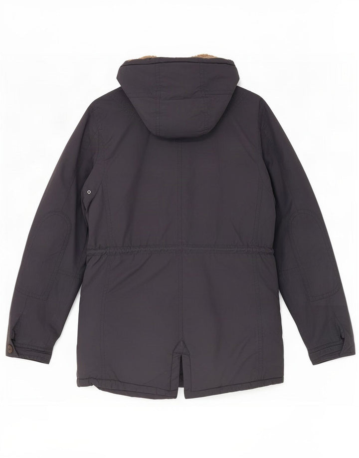 Benetton Dame Parka Jacket UK 14 Medium Navy Blue