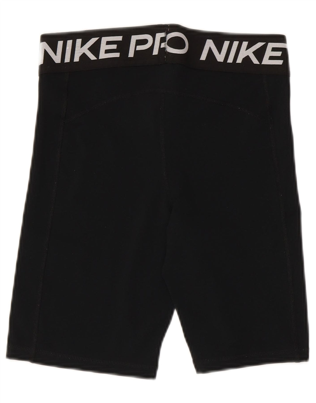 NIKE Dri Fit grafiske sportsshorts til kvinder UK 12 medium sort polyester
