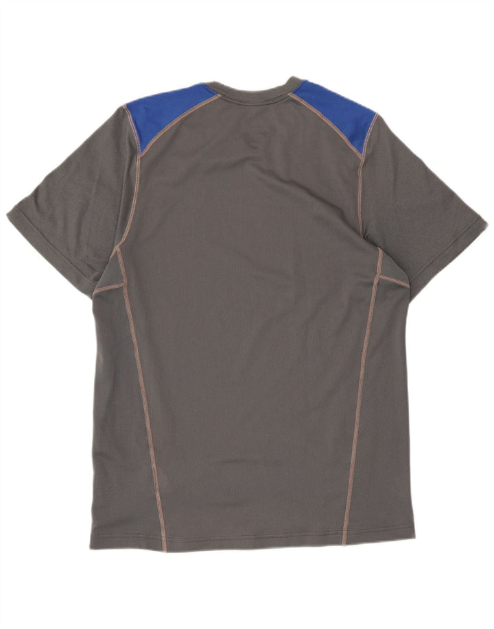 Nike Herre Dri Fit T-Shirt Top Lille Grå Colourblock Polyester