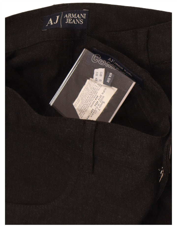 Armani Herre Lige Casual Bukser IT 48 Medium W32 L27 Sort Polyester