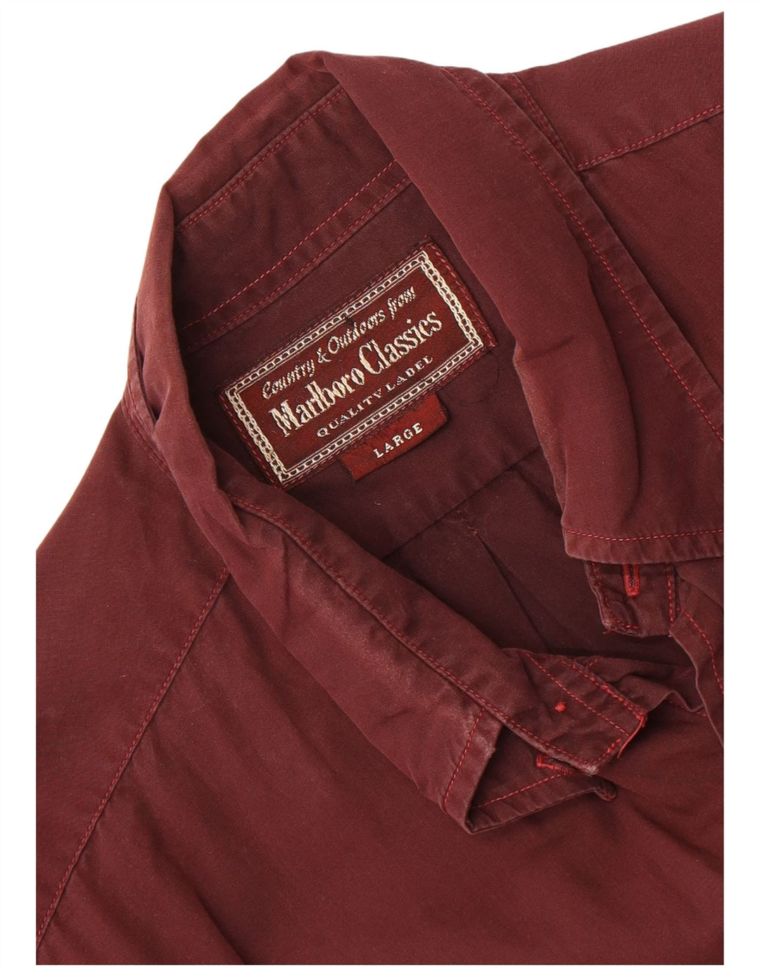 Marlboro Classics Herreskjorte Large Maroon