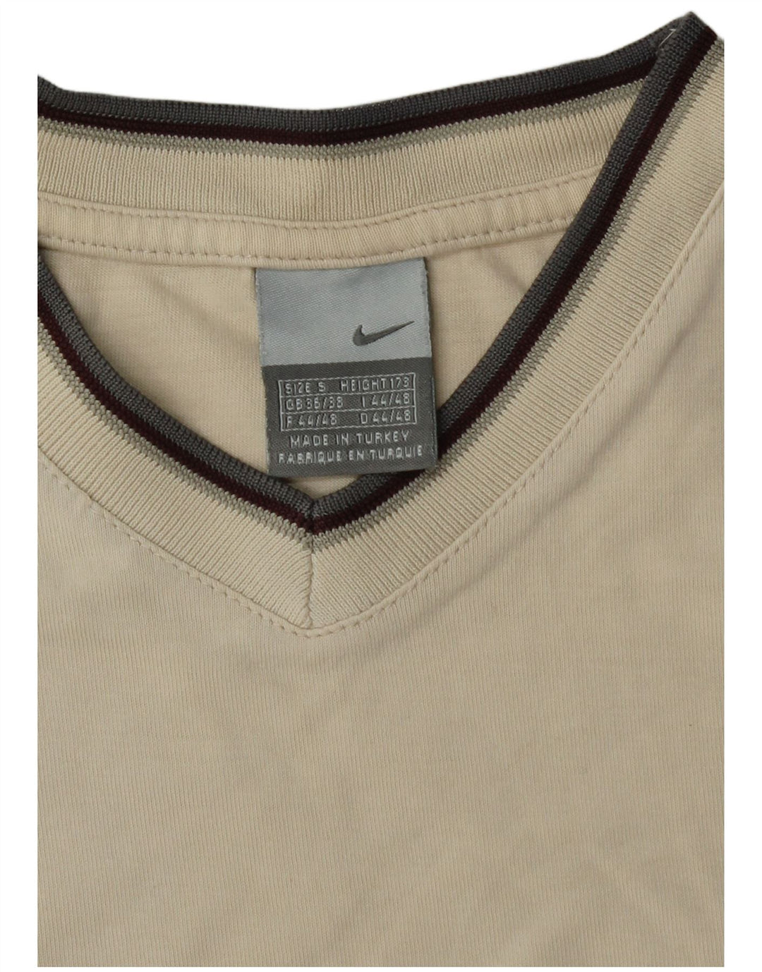 NIKE T-shirt top til mænd UK 36/38 Small Off White